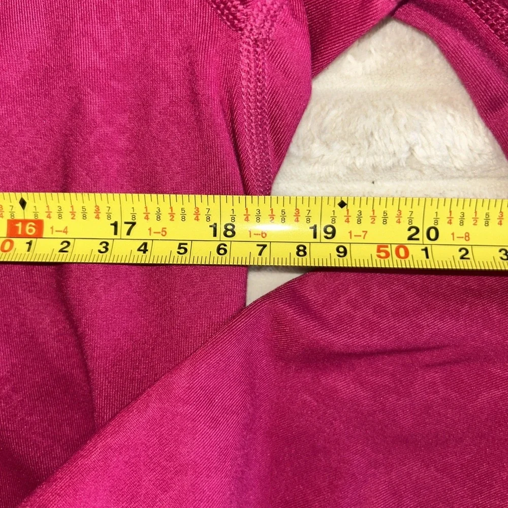 Nike Pro Pullover Womens Large Hot Pink Dri-Fit 1/2 Zip Mock Neck Fleece Lined‎